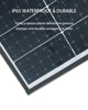 Painel solar monocristalino de 100w de 100w de 100 watts
