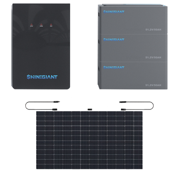  Shinegiant BAT-H48050&BES 2.4K | Armazenamento de energia para varanda | Armazenamento de energia doméstica de baixa potência